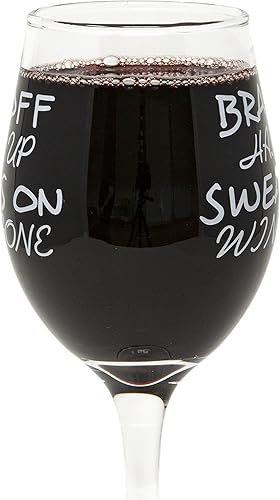 Miniatura 6 de Funny Guy Mugs Copa de vino recetada, 11 onzas, regalo único de cumpleaños o Navidad para hombres, mujeres, mamá, papá, hija, esposa, hermana,