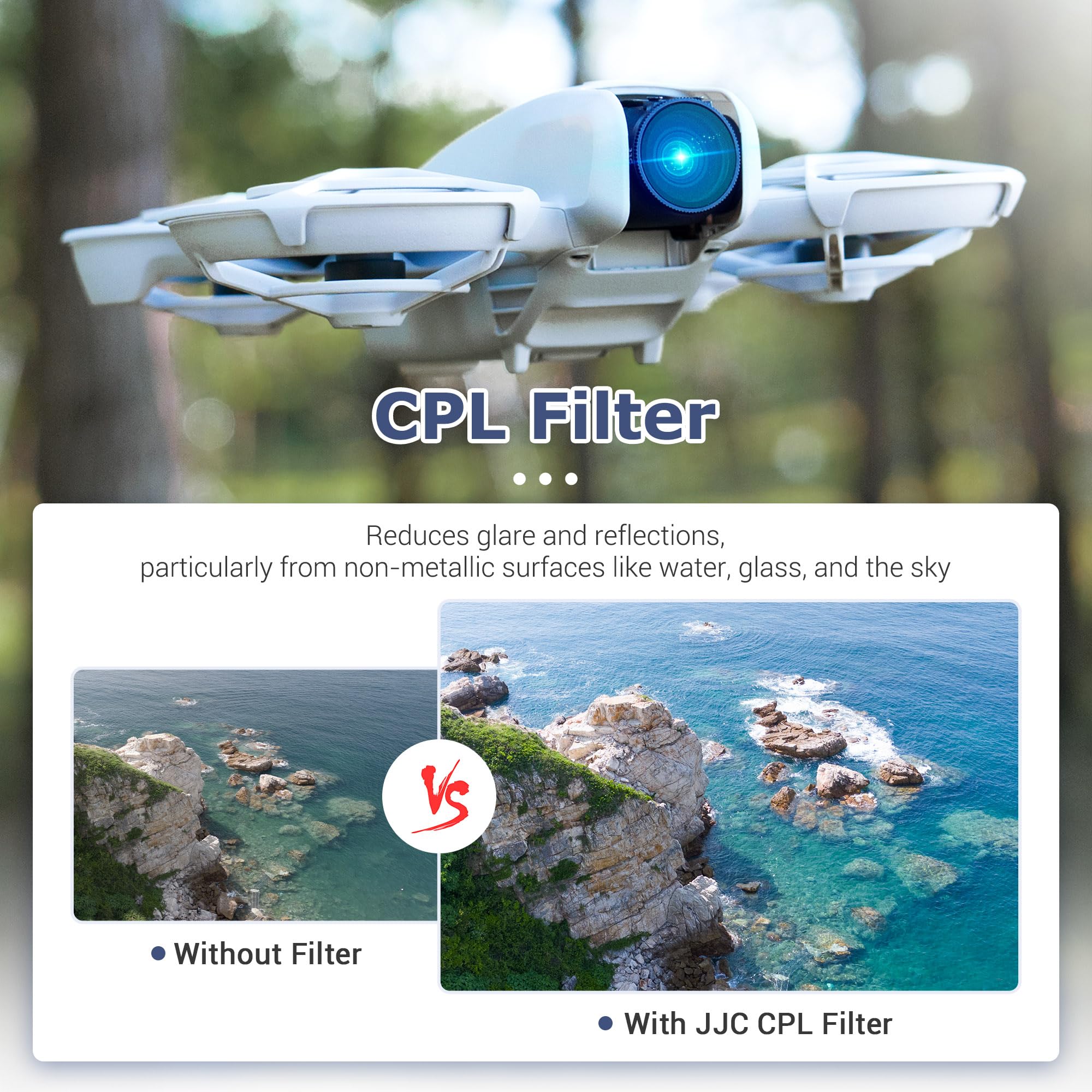 Set 6 Filtri Per Drone DJI Neo - HD Optical Glass, CPL, UV, ND8, ND16, ND32, ND64, Leggeri 0.5g, Per Foto Aeree - 5