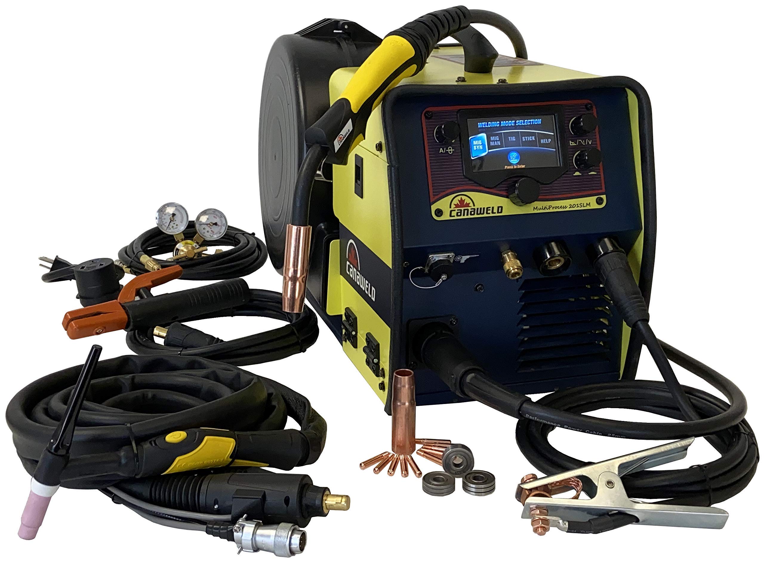 Buy CANAWELD MIG TIG Stick Welder Multi Process MADE IN CANADA 201 SLM