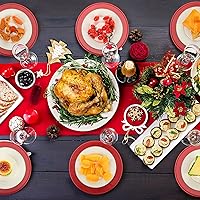 Vista 14 de Gerrii 12 Pcs Metallic Bead Charger Plates 13 Inch Plastic Round Plates Bulk Wedding Beaded Chargers for Table Party Event Decoration(Gold)