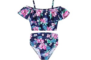 Trendy DNFUN Girls 10/12 Bathing Suit