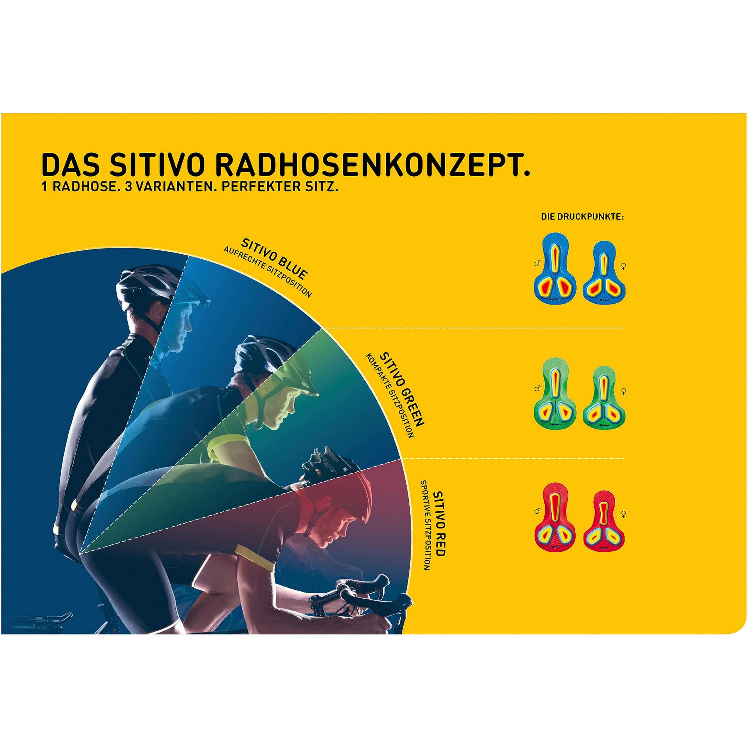 Gonso Sitivo U M Pantaloncini da Ciclismo Uomo (Pacco da 1)