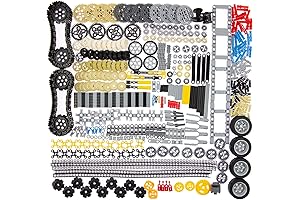 844Pcs Pins-Gears-Axles Set Compatible with mainbrands-Technical-Parts, Latest differentials Chain Link Connector Joints...