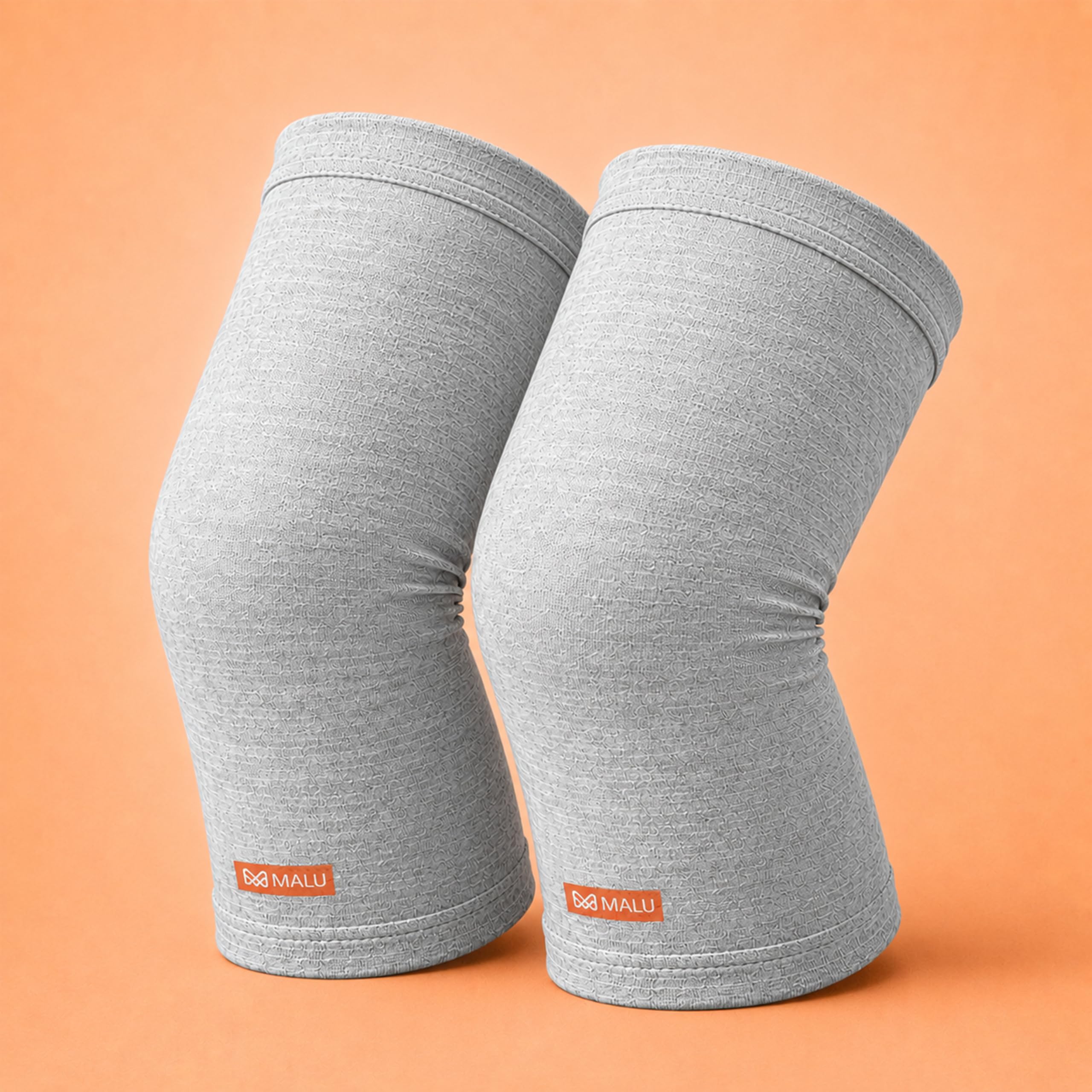 Malu Knee Cap Support Sleeve for Men & Women – Breathable Compression Brace for Pain Relief, Workout Support & All-Day Comfort – Non-Slip, 4-Way Stretch, Sweat-Resistant-image-14