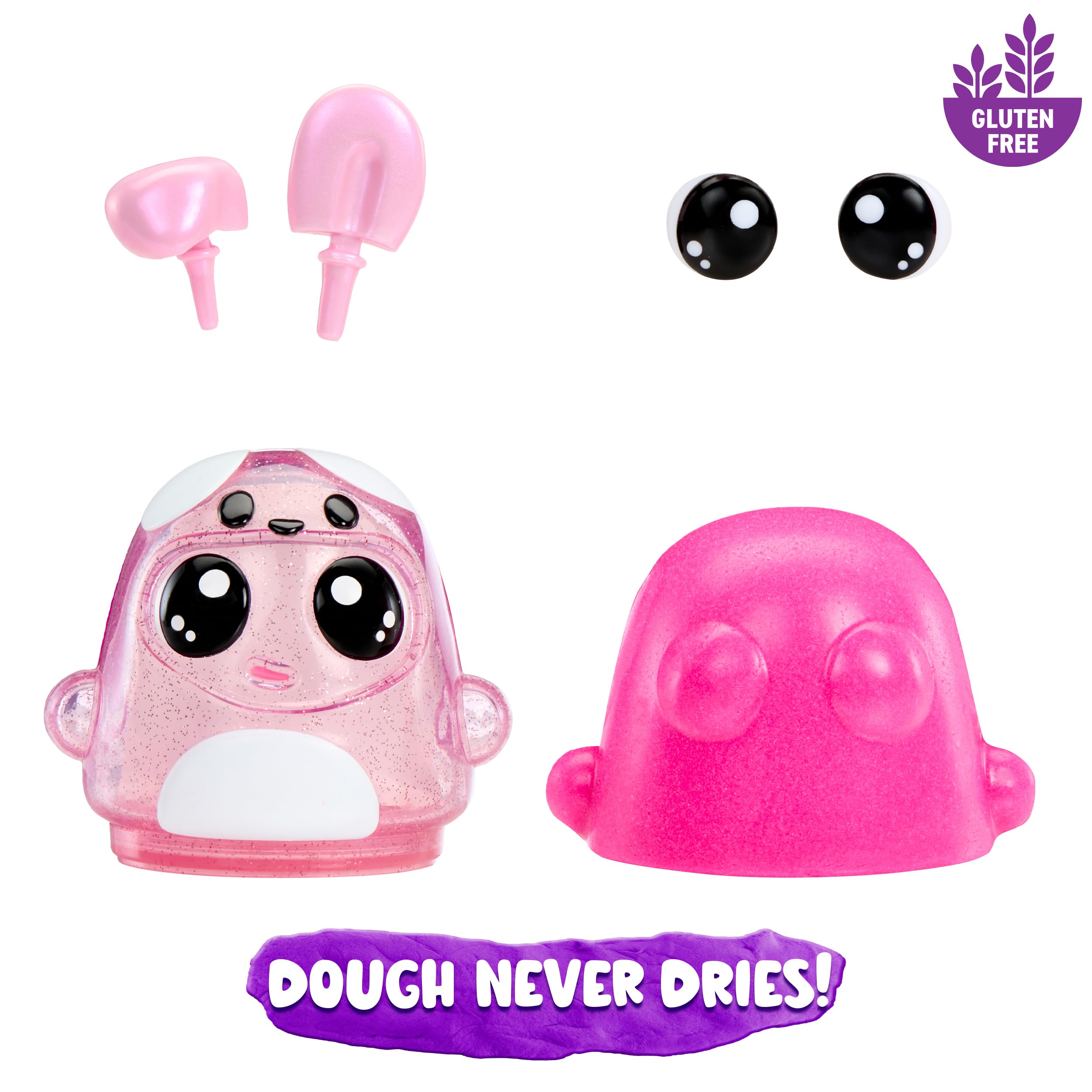 DohKins Bunny Single Pack Character – Zawiera 1 Figurkę DohKins, Zbierz Wszystkie 6 Figurek. Bezglutenowa Masa Plastyczna Nigdy Nie Wysycha. Idealna dla Kolekcjonerów i Dzieci w Wieku 2–5 Lat