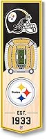 Vista 22 de YouTheFan NFL Banner de Estadio 3D - 6x19 pulgadas