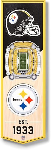 Miniatura 22 de YouTheFan NFL Banner de Estadio 3D - 6x19 pulgadas