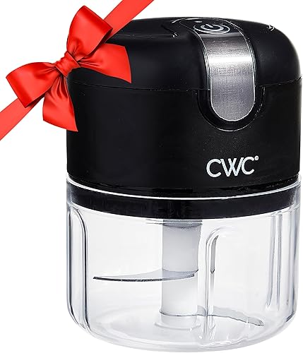 Miniatura 7 de COOK WITH COLOR Picador inalámbrico de alimentos  Picar sin esfuerzo, ideal para ajo, jengibre, hierbas, chile, carne picada, cebollas, 8 onzas,