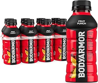 BODYARMOR Sports Drink Sports Beverage, Fruit Punch, 12 Fl Oz (Pack of 8)