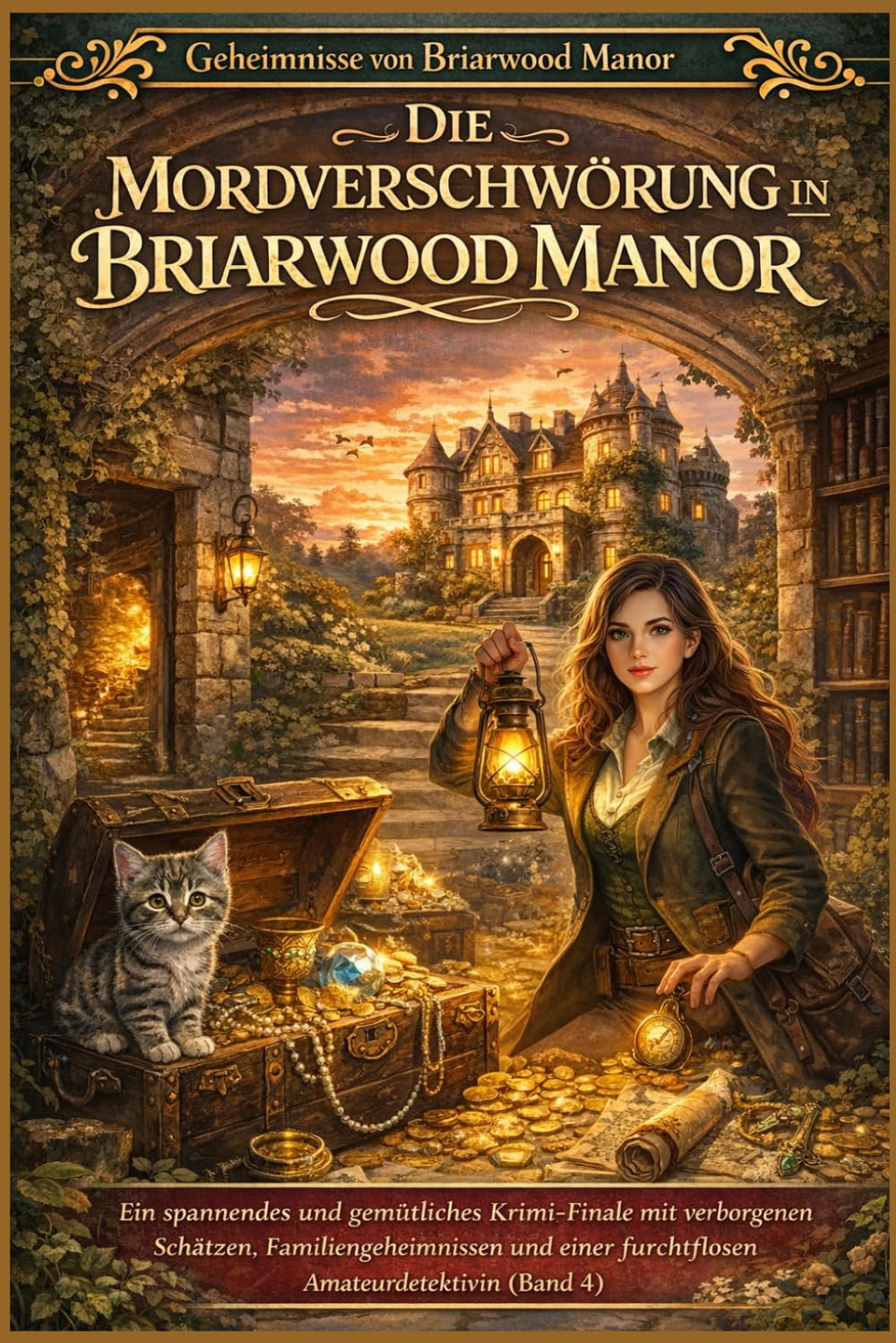 DIE MORDVERSCHWÖRUNG IN BRIARWOOD MANOR: Ein spannendes und gemütliches Krimi-Finale mit verborgenen Schätzen, Familiengeheimnissen und einer ... (Band 4) (Geheimnisse von Briarwood Manor)