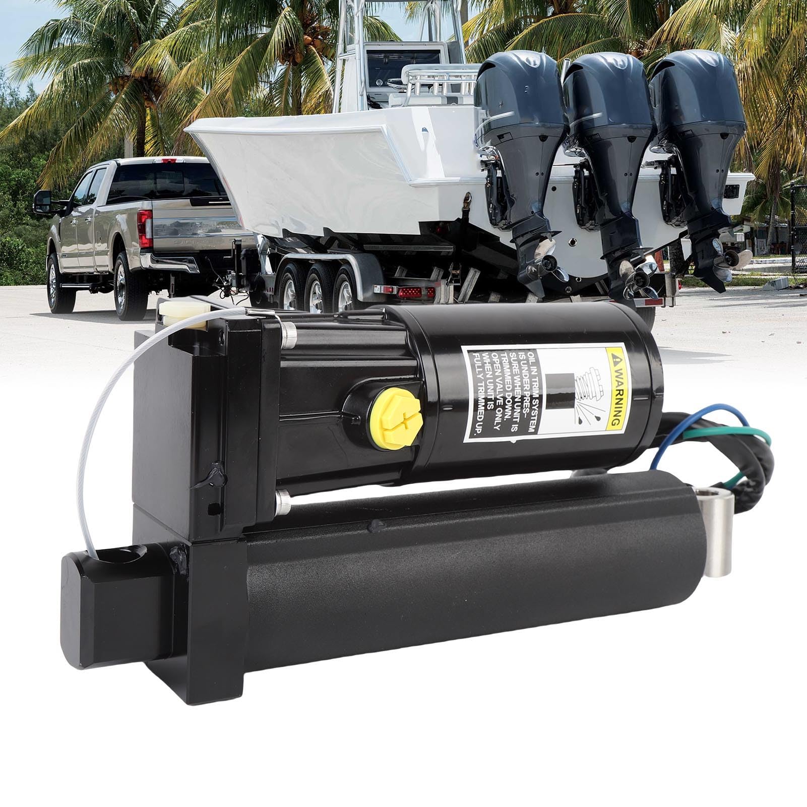 Srliya Gruppo di Inclinazione Power Trim Sostituzione Durevole per Motore Fuoribordo 40 50 60 Cavalli 4 Tempi per Appassionati di