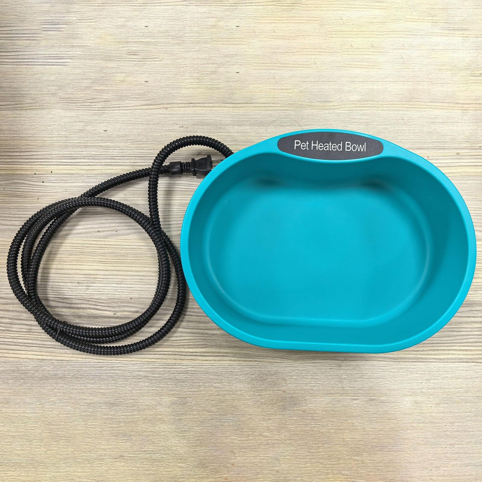 Tazón térmico para mascotas, cuenco de agua calentado termostático, cuenco térmico automático para perros, cuenco para beber a temperatura constante, material de polipropileno