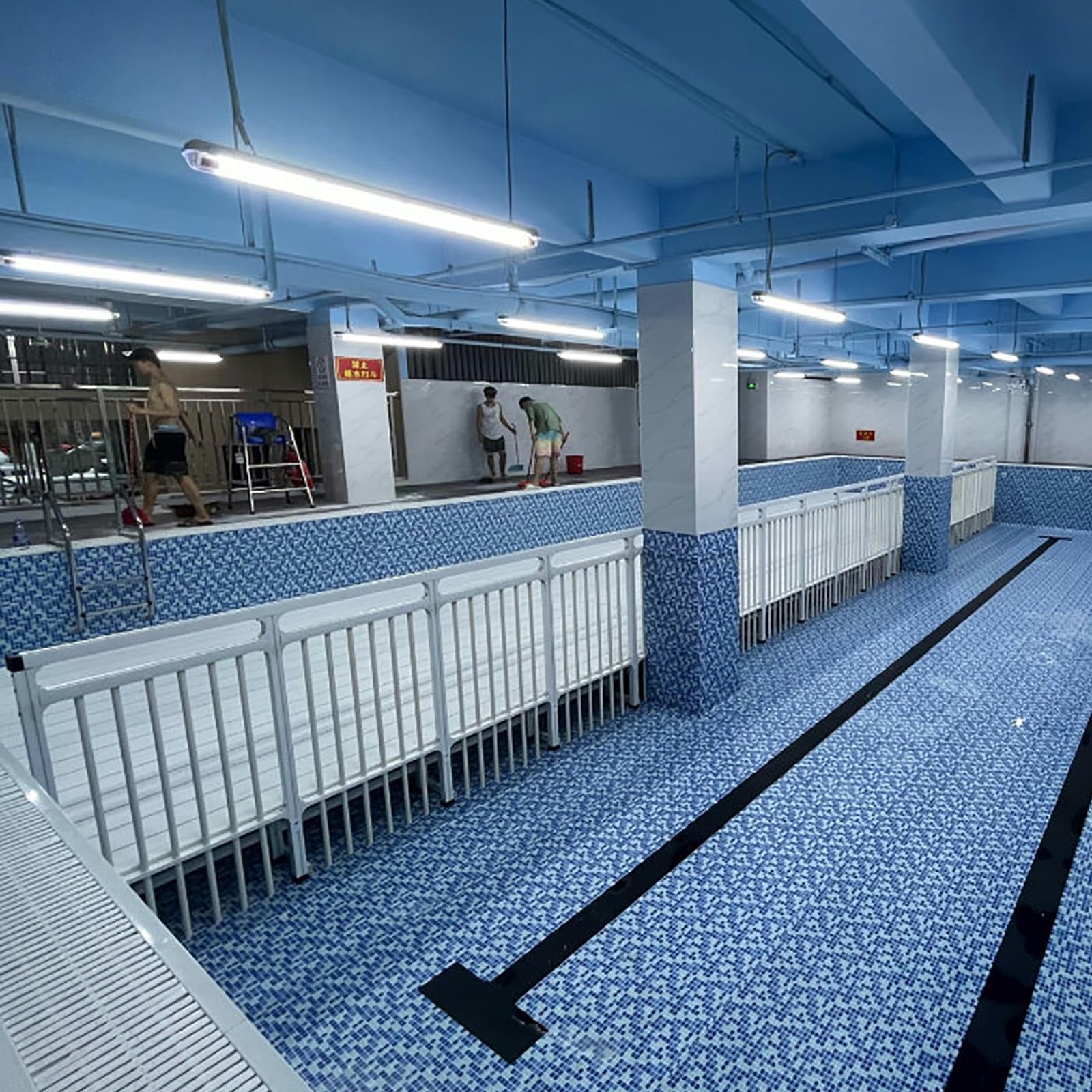SRNSAEB Unterwasser-Poolzaun Unterwasser-Pool-Schutzbarriere Zur Trennung Von Flachwasser-/Tiefwasserbereichen, Abnehmbare Poolzäune Für In Den Boden Eingelassene Pools, Anpassbare(L 7m/23ft)