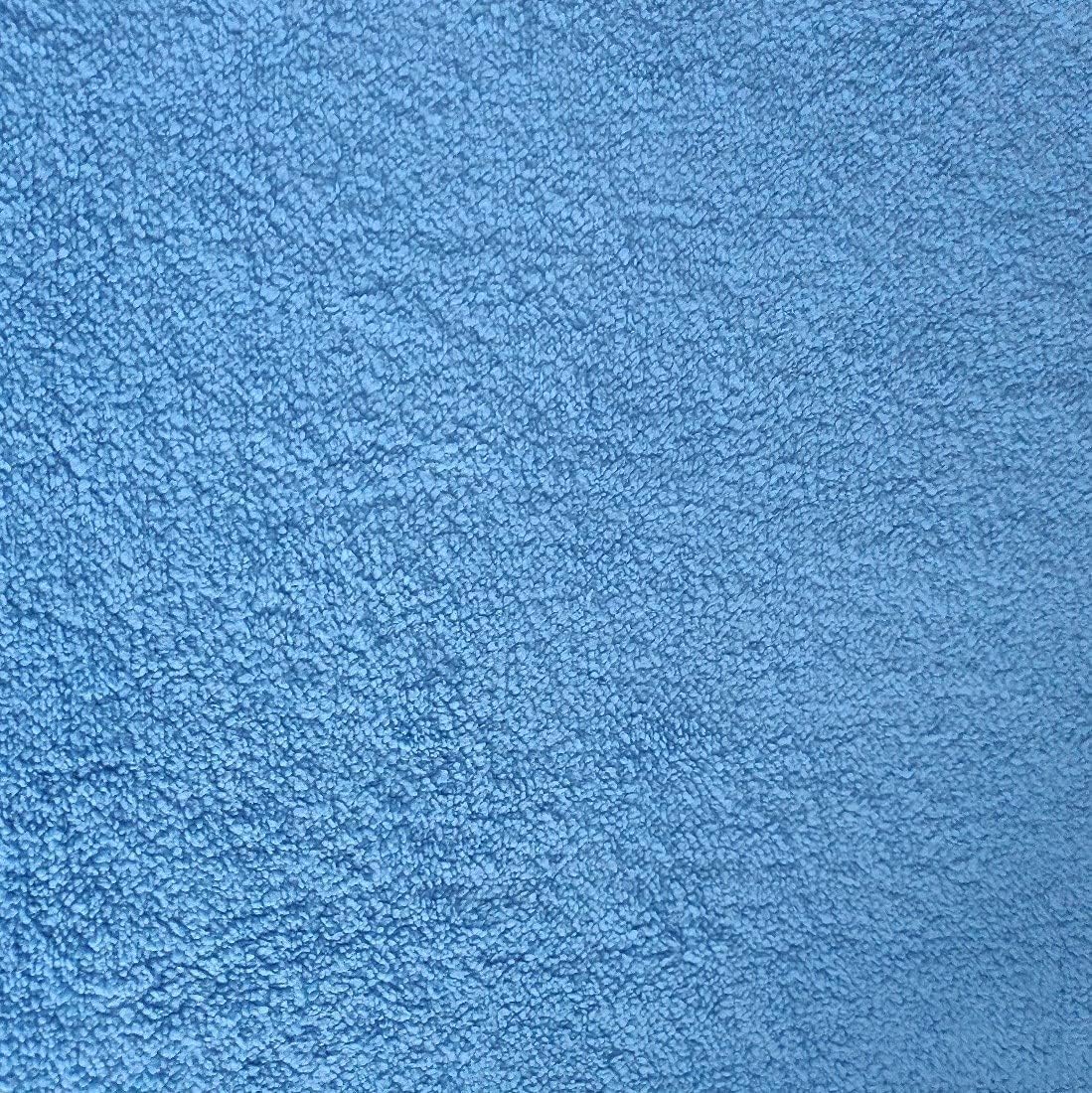 Supersoft Mary's Lamb Sherpa Cuddlesoft Fleece Fabric Material - Blue (1Mtr 150cmx100cm)