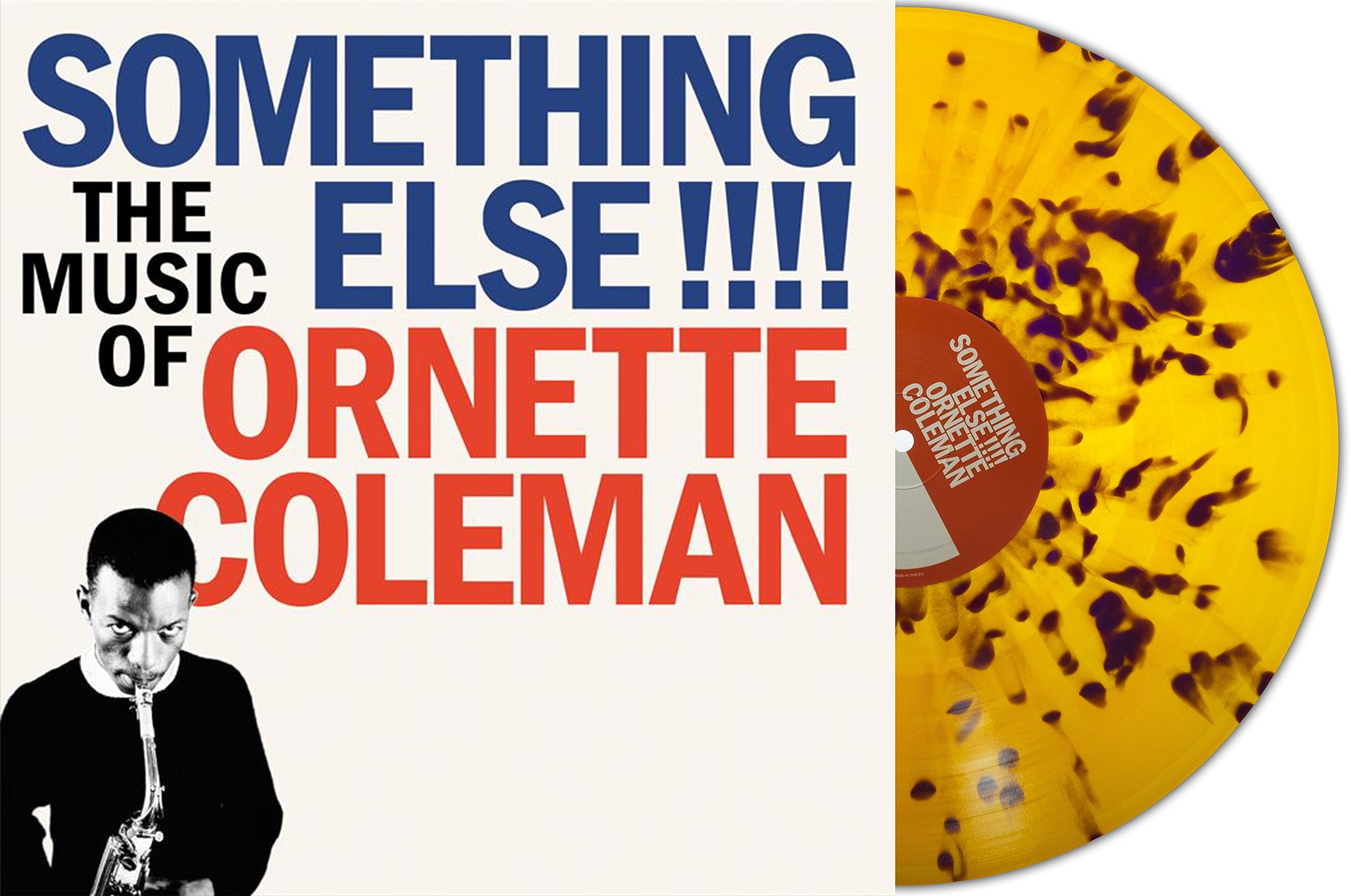 Ornette Coleman Something Else LP Album vinyl record reissue Yellow Splatter