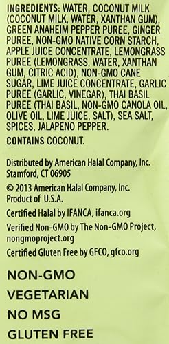 Miniatura 3 de Saffron Road Lemongrass Basil Simmer Sauce  Globally Inspired Simmer Sauce  Gluten-free, Vegan, Non-GMO, and Certified Halal and Kosher  7.0oz Pouch