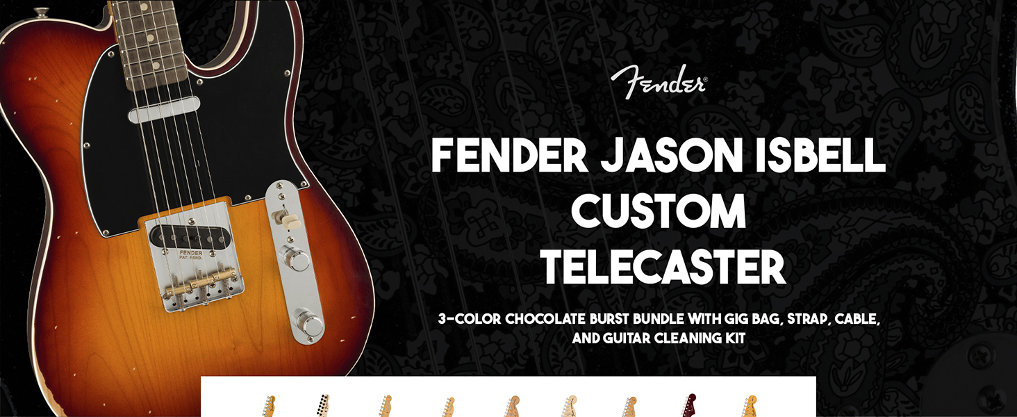 Amazon.com: Fender Jason Isbell Custom Telecaster- 3-Color