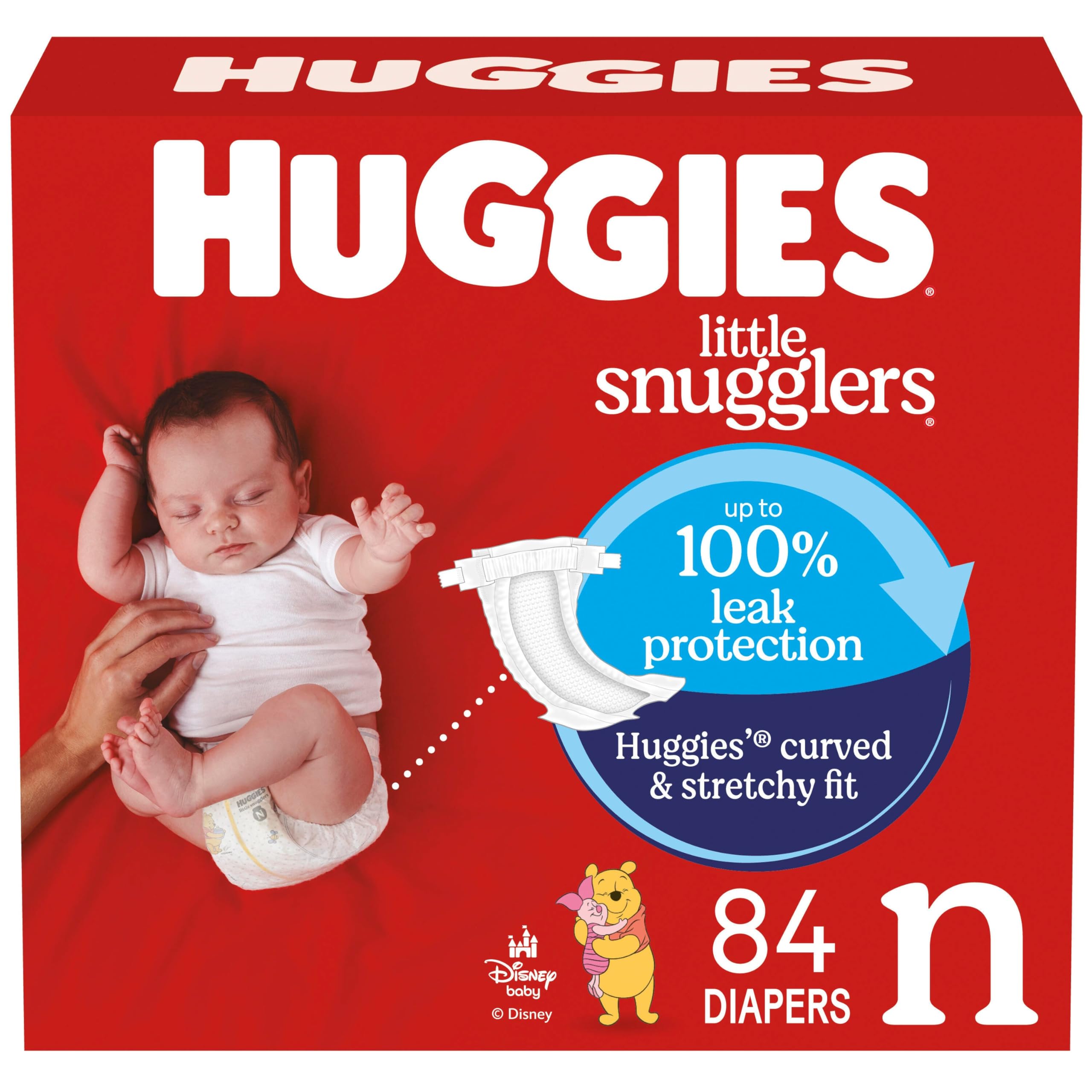 huggies size newborn diapers little snugglers baby diapers size newborn up to 10 lbs 84 count packaging may vary