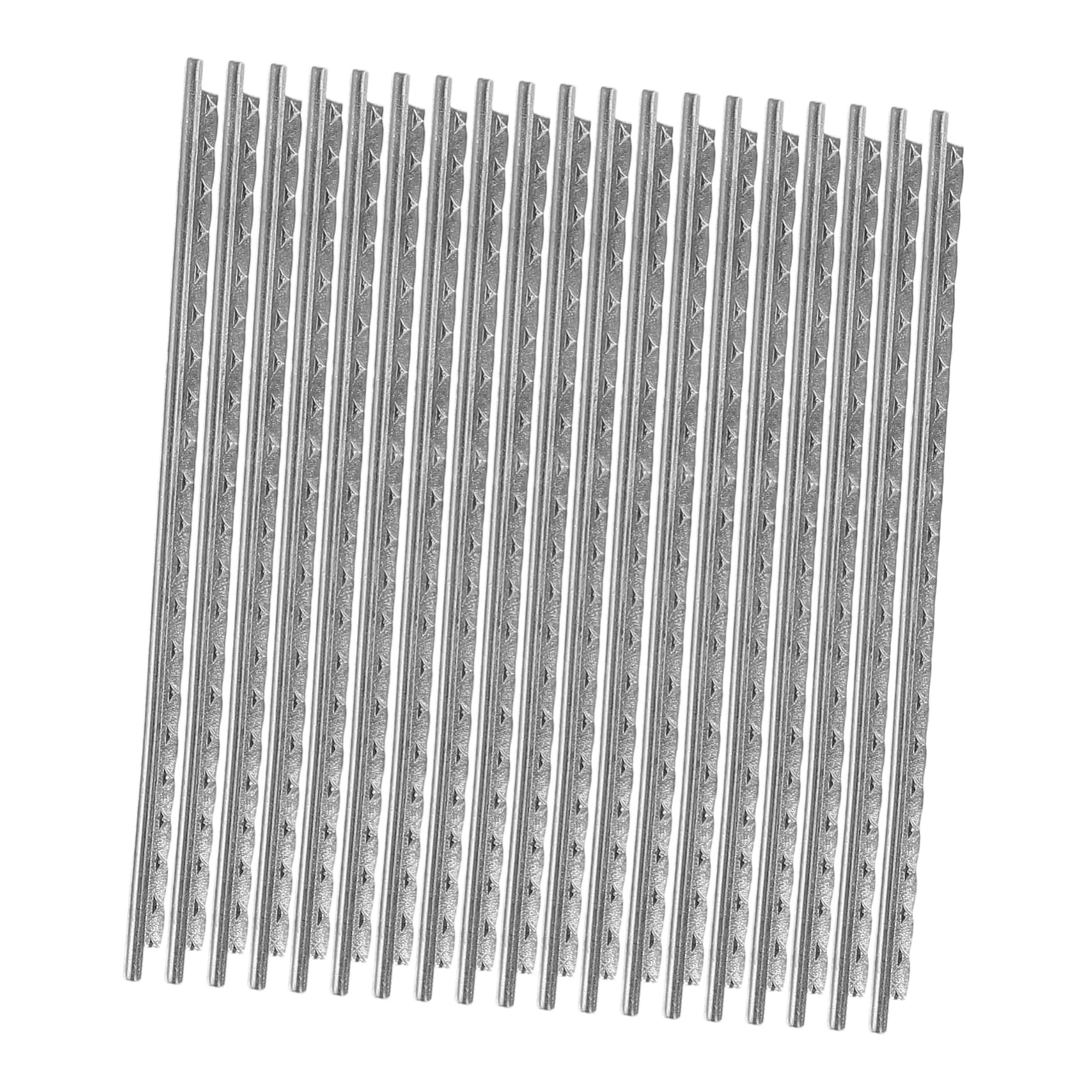 Sosoport 19pcs Guitar Frets Pickup Wire for Guitar Classical Instrument Production and Repair Tools Electric Guitar Wire Classical Guitar Parts Fret Wire 18 Nickel White Copper Silver