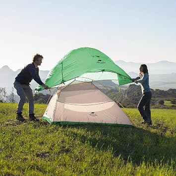 Naturehike Cloud-Up 超軽量 キャンプ ハイキング バックパッキングテント フットプリント付き