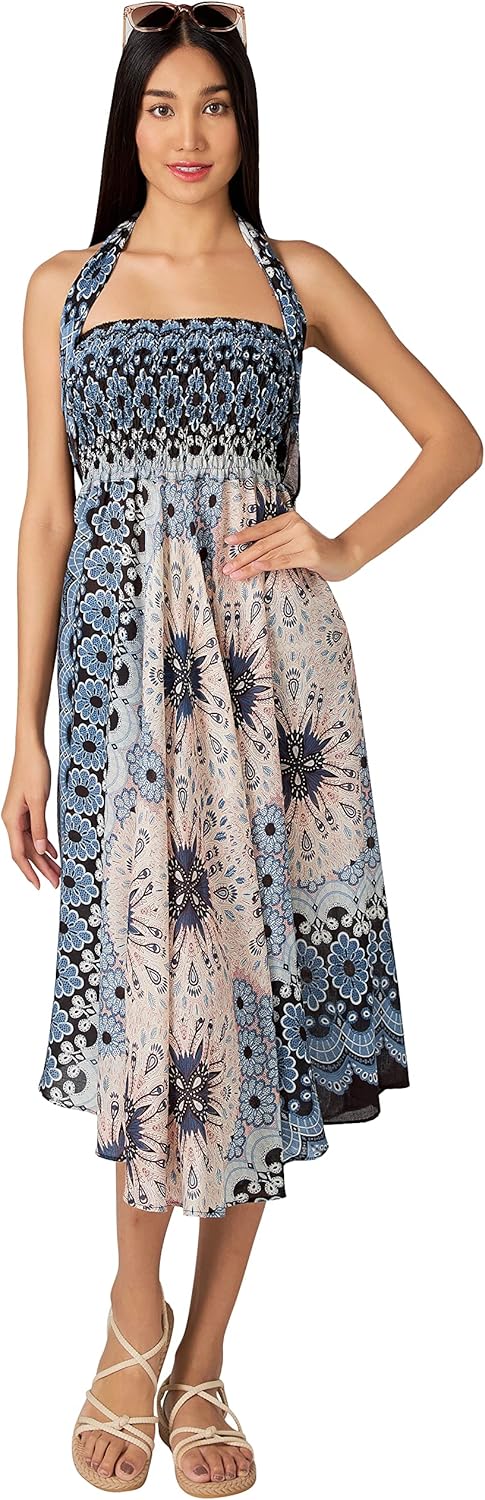 Joob Joob Long Boho Skirts for Women - Bohemian Hippie Maxi Summer Skirt - Image 5