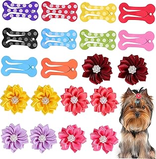 فوميز. 20 قطعة من اكسسوارات شعر الحيوانات الاليفة المعدنية