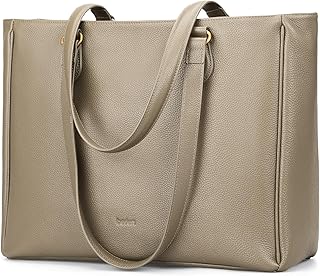 Leather Laptop Tote Bag