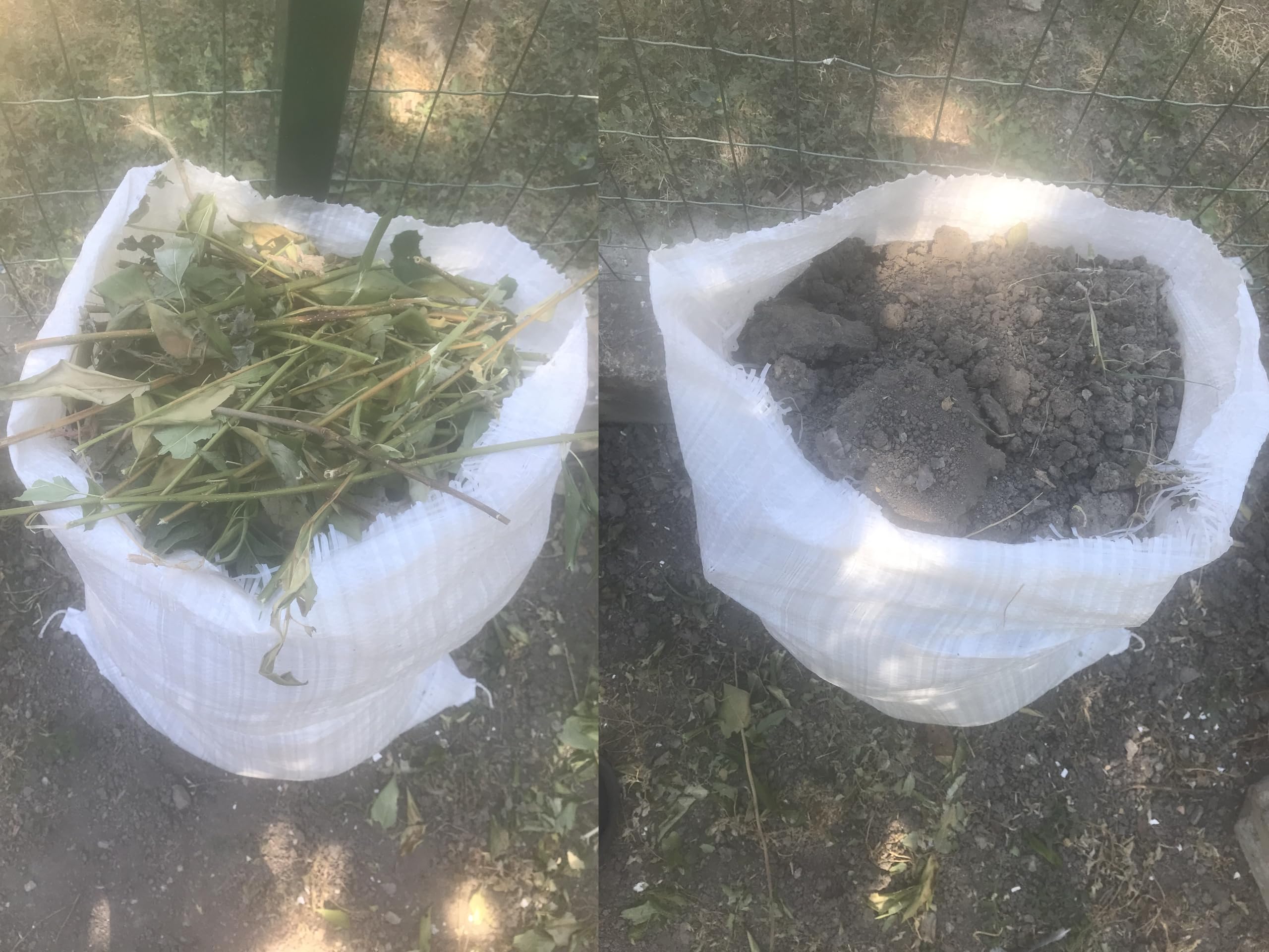 Sac Gravat Chantier 60x90cm Supporte Jusqu'à 50 kg | Sacs en Polypropylène Tissé Sac à Feuilles pour Jardin | Boudin Anti Inondation Réutilisable Sandbag de Sable pour Lester (100)