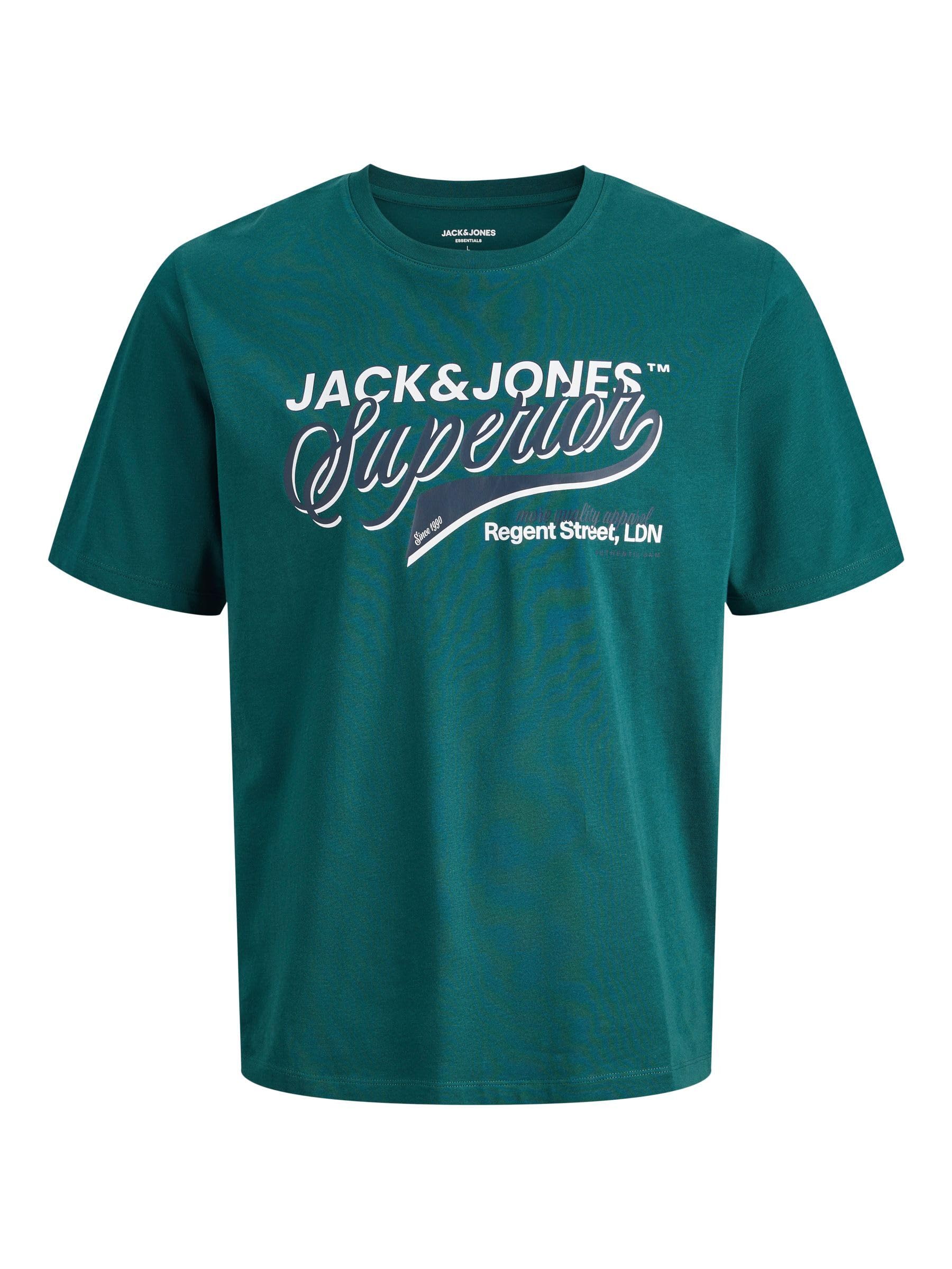 Jack & Jones Herren Jack & Jones Male T-Shirt T-Shirt Jjelogo Tee Ss O-Neck 2 Col Ss26 Sn (1er Pack)