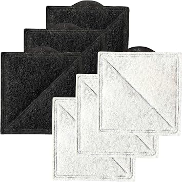 6 PACK Square Cat Fountain Filter for Petsafe Viva Water Fountain