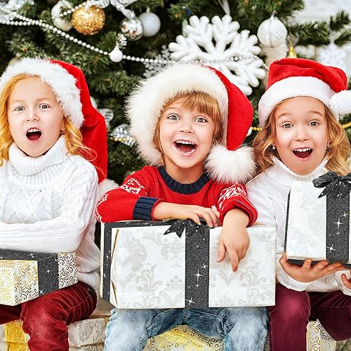 Miniatura 7 de Cintas de purpurina de Navidad de 50 yardas, cinta metálica con borde con alambre de 1.5 pulgadas, cintas decorativas para árbol de Navidad para