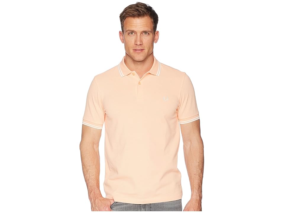

Fred Perry Twin Tipped Shirt (Nectar/Snow White) Men's Short Sleeve Knit