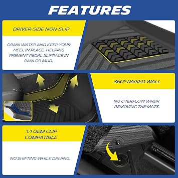 Michelin Vehicle Mats for 2022-2026 Toyota Tundra CrewMax Cab