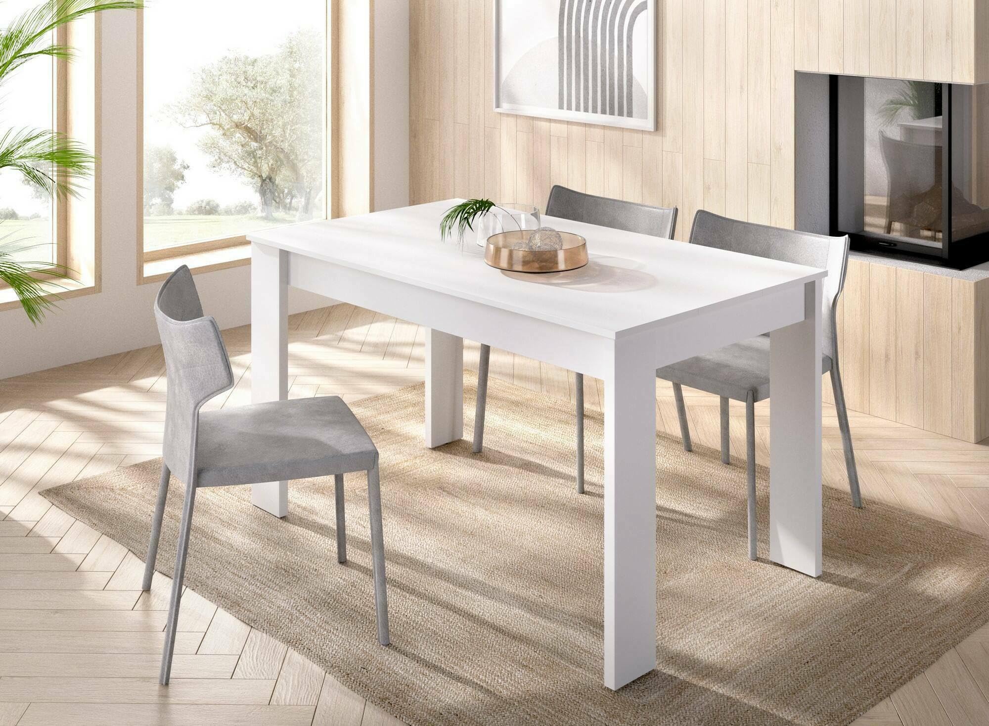 Tavolo Rettangolare Rustico Industriale – In MDF E Metallo, 60x60x75 Cm, Per Cucina, Bar O Soggiorno