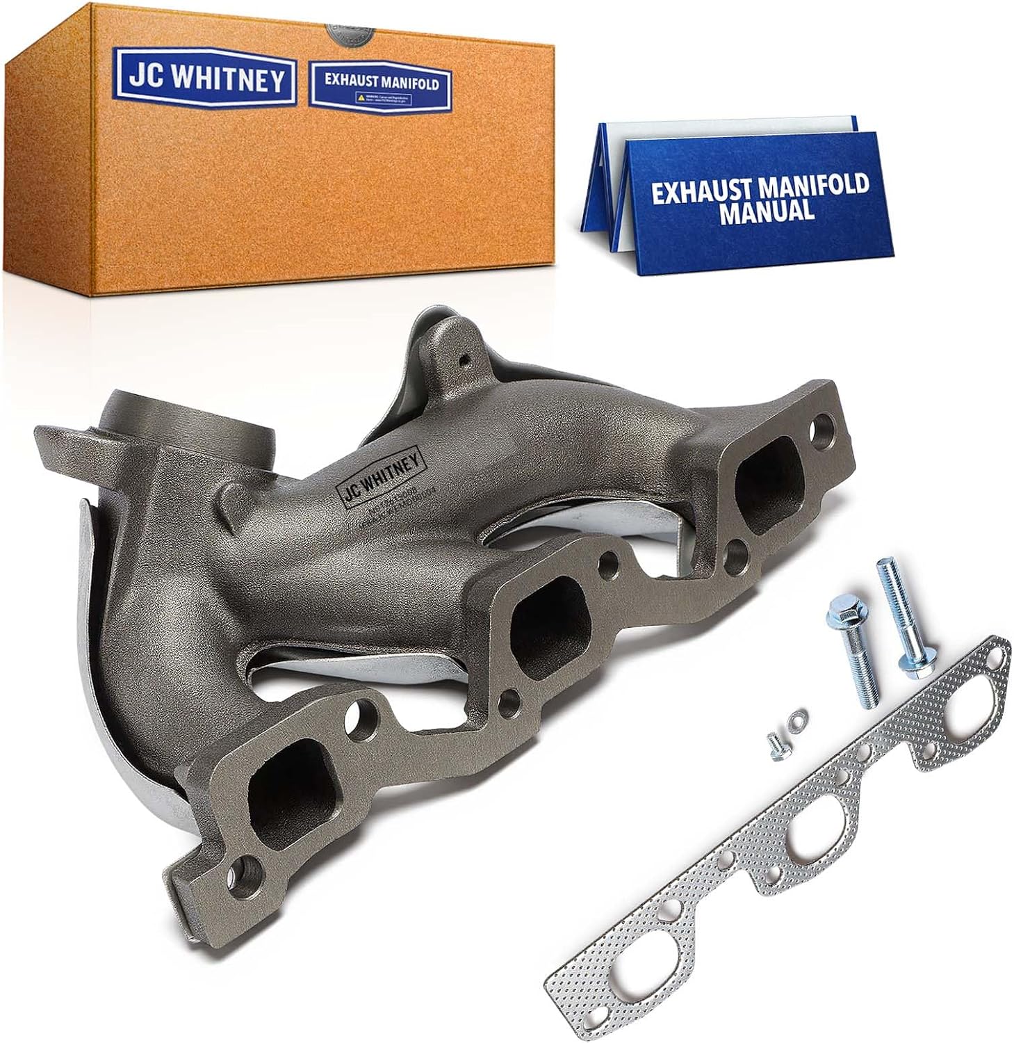 JC Whitney JFBAJCWEMD00004 Left Exhaust Manifold - Compatible with Jeep Wrangler 2007-2011