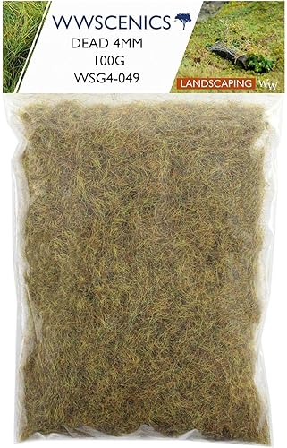 Miniatura 9 de WWScenics  Hierba estática muerta de 0.157in  lata de 16.9fl oz  WSG4-053  Material de paisaje de modelo realista