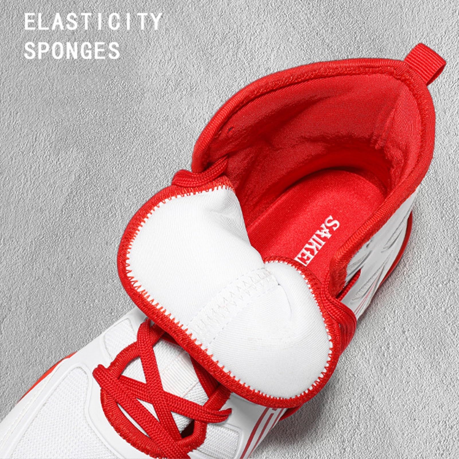 Amazon.co.jp: プロユニセックスレスリングシューズ、キックファイティングボディービルトレーニングボクシングシューズ、通気性ノンスリップ  レスリングブーツ、ボクサーのための余分な足首サポート (Color : Black, Size : 235) : ファッション ユニセックスボクシング  ... ユニセックスボクシングシューズ、キックボディービルトレーニングレスリングシューズ、非スリップハイサポートレスリングブーツ、トレーニン