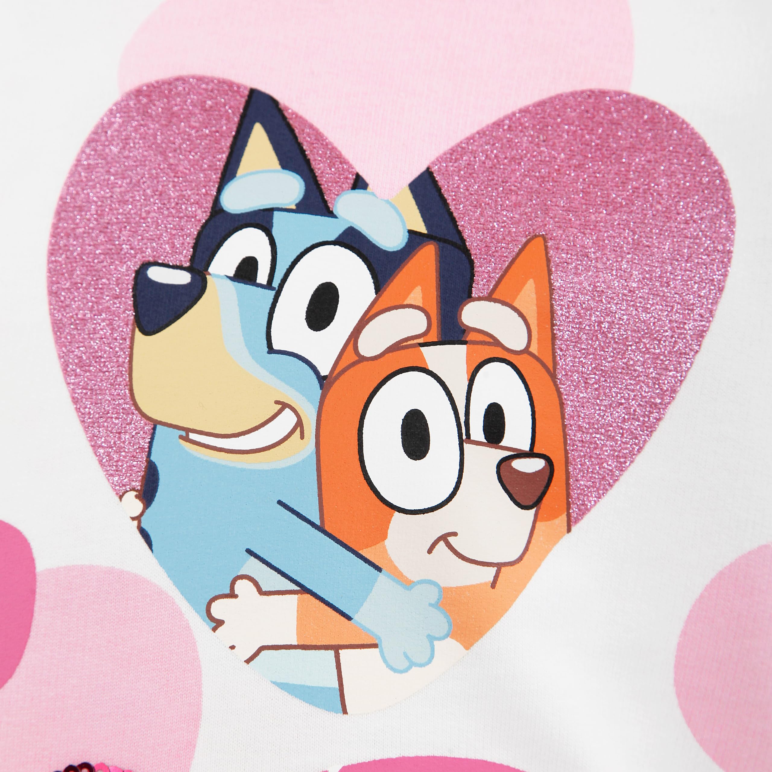 Bluey Sudadera Bingo Sudaderas Niña | Sudadera Blanca Niña | Verano Sudaderas Chica