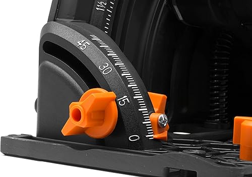 Miniatura 4 de WEN Sierra de riel de 7.25 pulgadas, velocidad variable (CT1274), eléctrica con cable