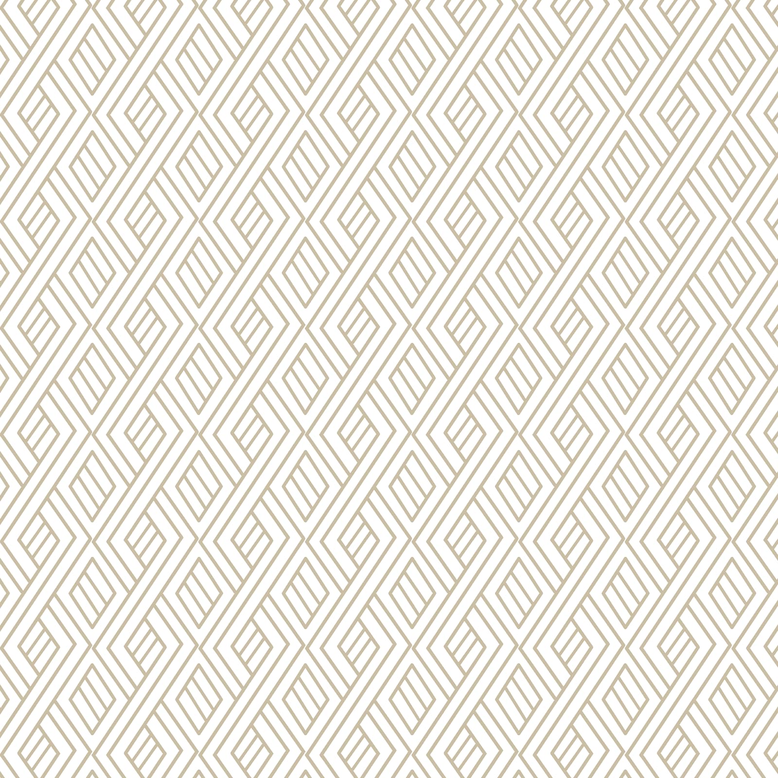 Fiula Geometric Wallpaper Peel and Stick 44cm x 3m – Neutral Beige Diamond Line Art Self Adhesive Wall Paper, Removable, Waterproof & Modern Minimalist Wallpaper for Bedroom & Living Room