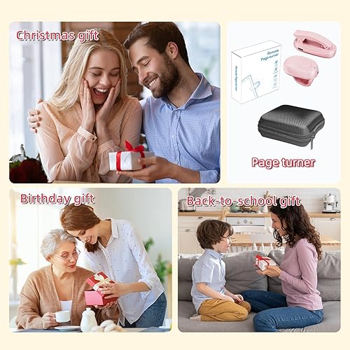 Miniatura 5 de Anillo giratorio de páginas para Kindle Paperwhite con bolsa Zipperd Srtage, control remoto para iPhone, iPad, tabletas Android, lectores