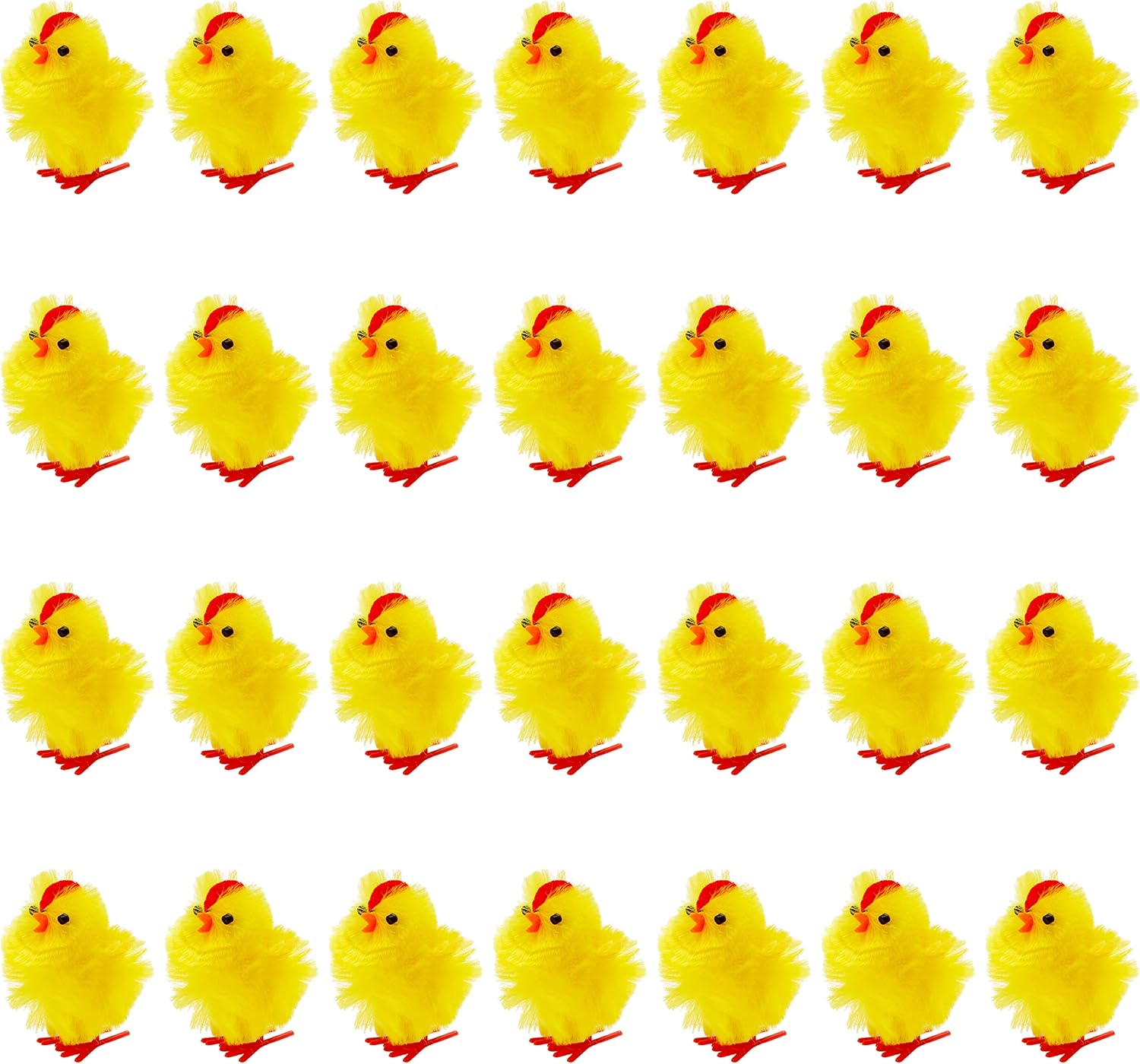 SHATCHI - 12 Mini Pulcini Di Pasqua Multicolore E Soffici Per Caccia Alle Uova, Per Bambini, Decorazione Del Cofano, Accessori Assortiti - Foto 4