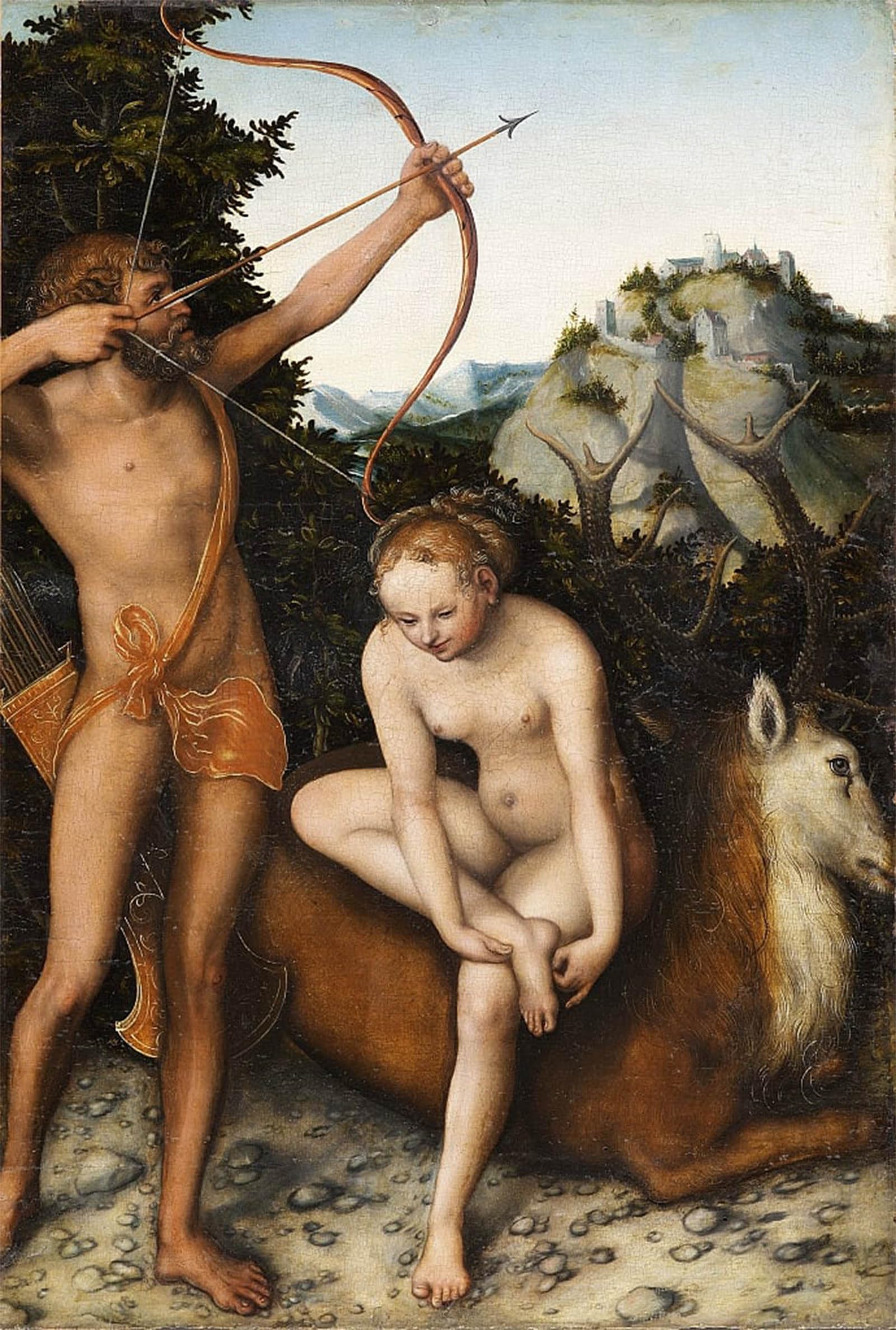 Cuadro Pared Vintage ZHAOSHAN Poster Arte Lucas Cranach 60x90cm 5