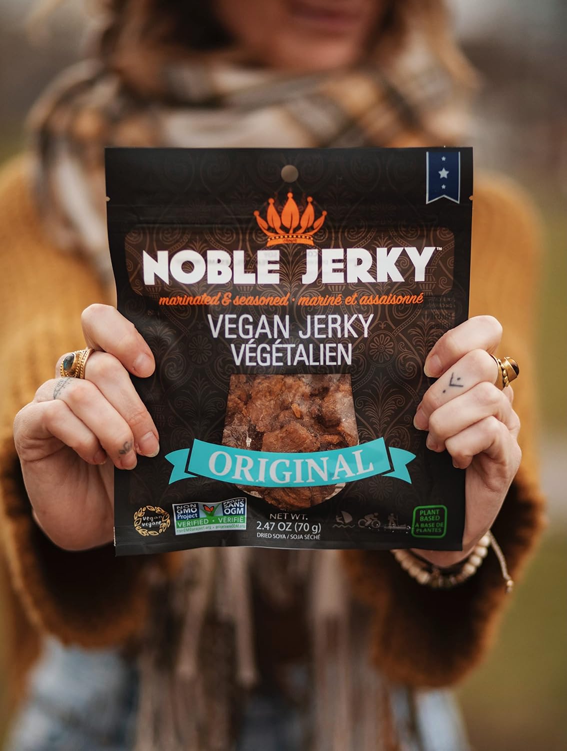 – Vegan Jerky, Healthy Plant-Based High Protein Sna,