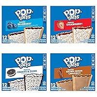 Vista 10 de Pop-Tarts - Tostadas, alimentos para el desayuno, bocadillos para niños, paquete variado (60 Pop-Tarts)
