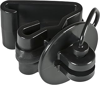 Zareba ITPLB-Z Pin-lock T-Post Insulator, 25 Per Bag, Black