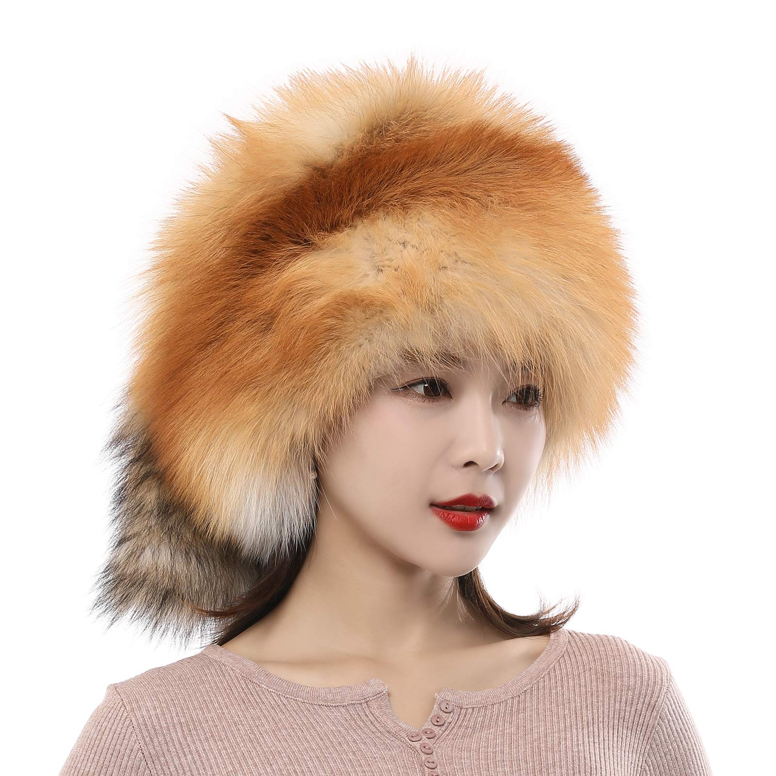 Fox Fur Hat Fluffy Fuzzy Furry Tail 