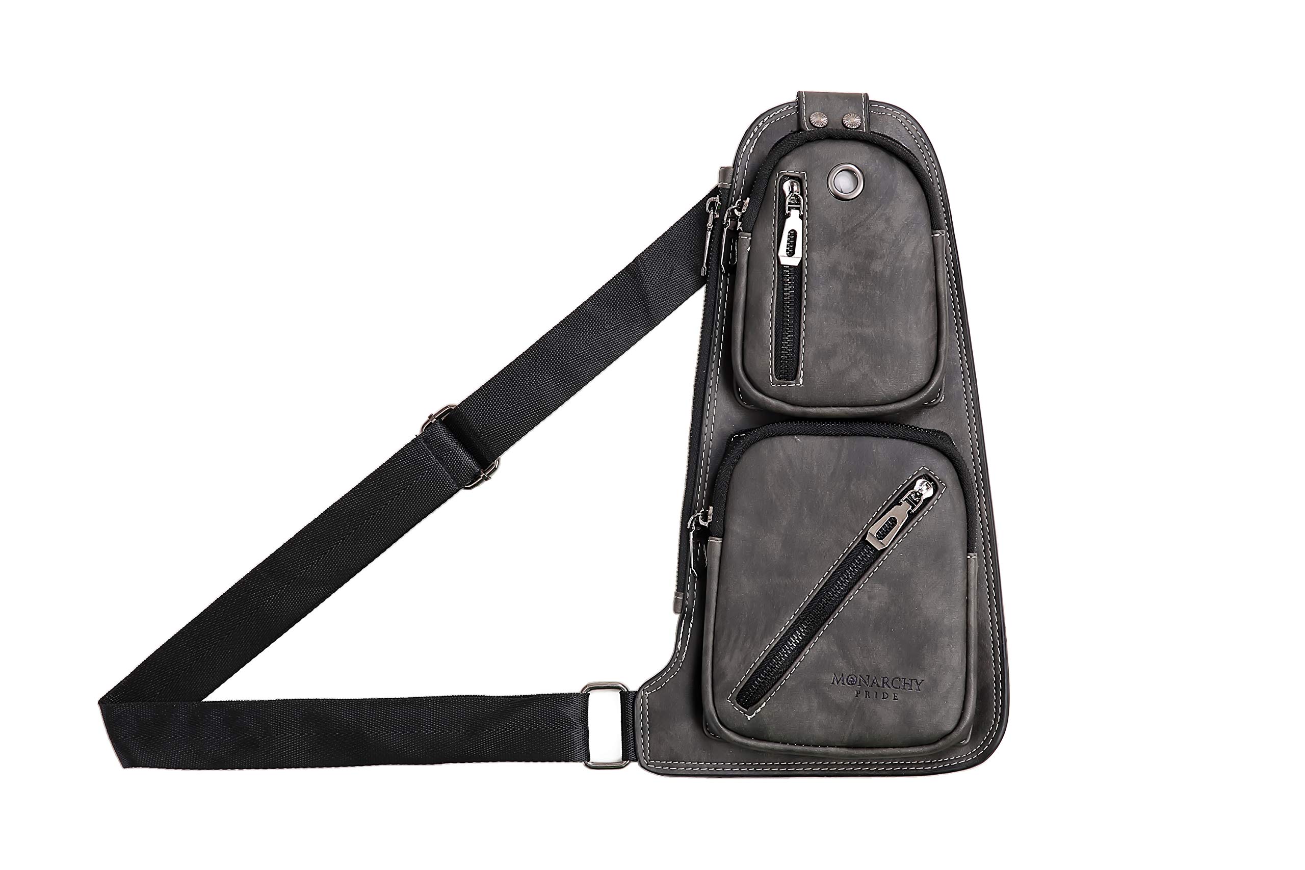 MONARCHY PRIDE® Travel Crossbody Artificial Leather Dark Grey Brown Backpack Shoulder Bag (Black, Womens) (B07L1HTXMM) Amazon Price History, Amazon Price Tracker