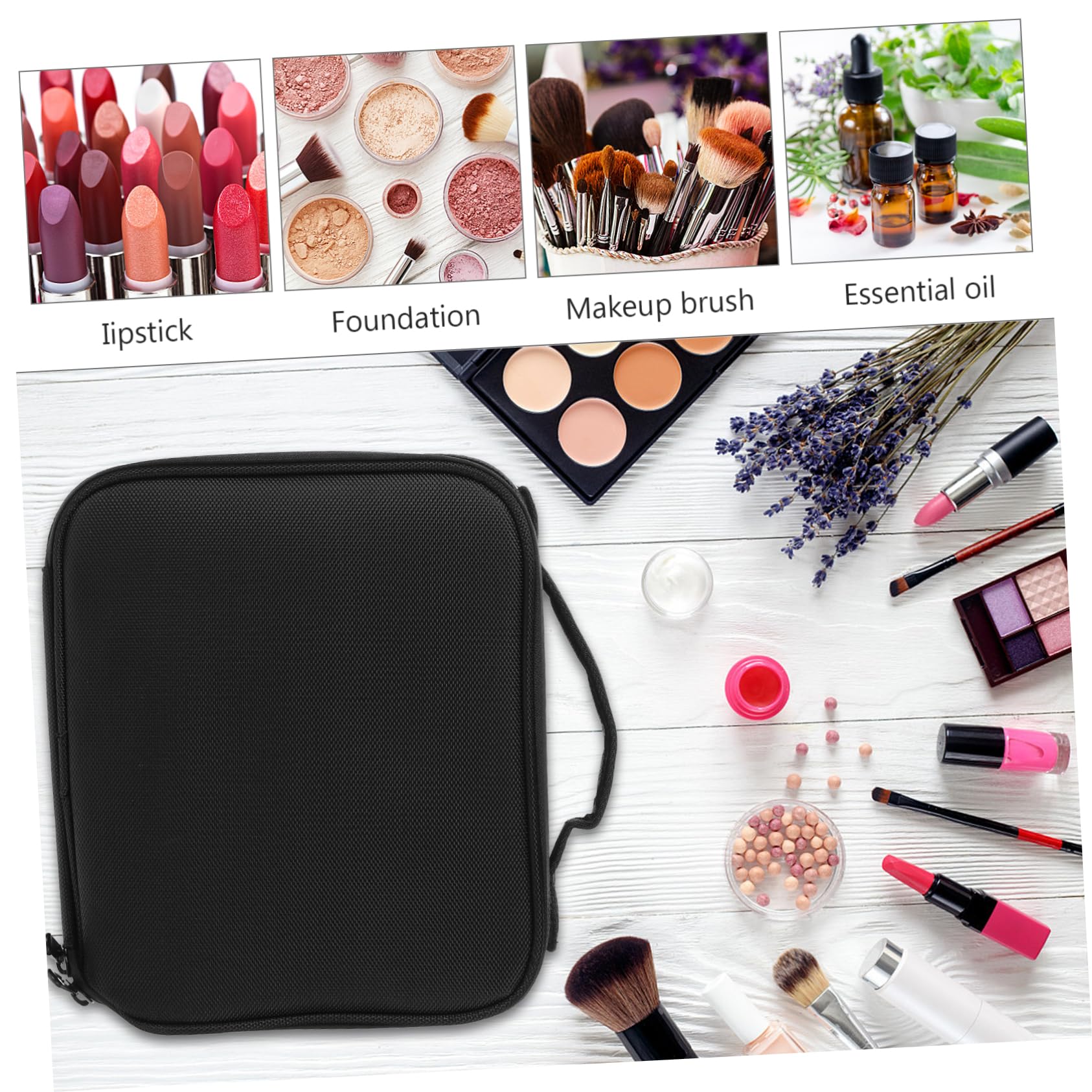CALLARON Neceser Bolsa de Viaje de Maquillaje para Mujer y Hombre Portátil de Nylon Duradera y Compacta, Adecuado para Actividades al Aire Libre y Viajes Actividades al Aire Libre y Viajes