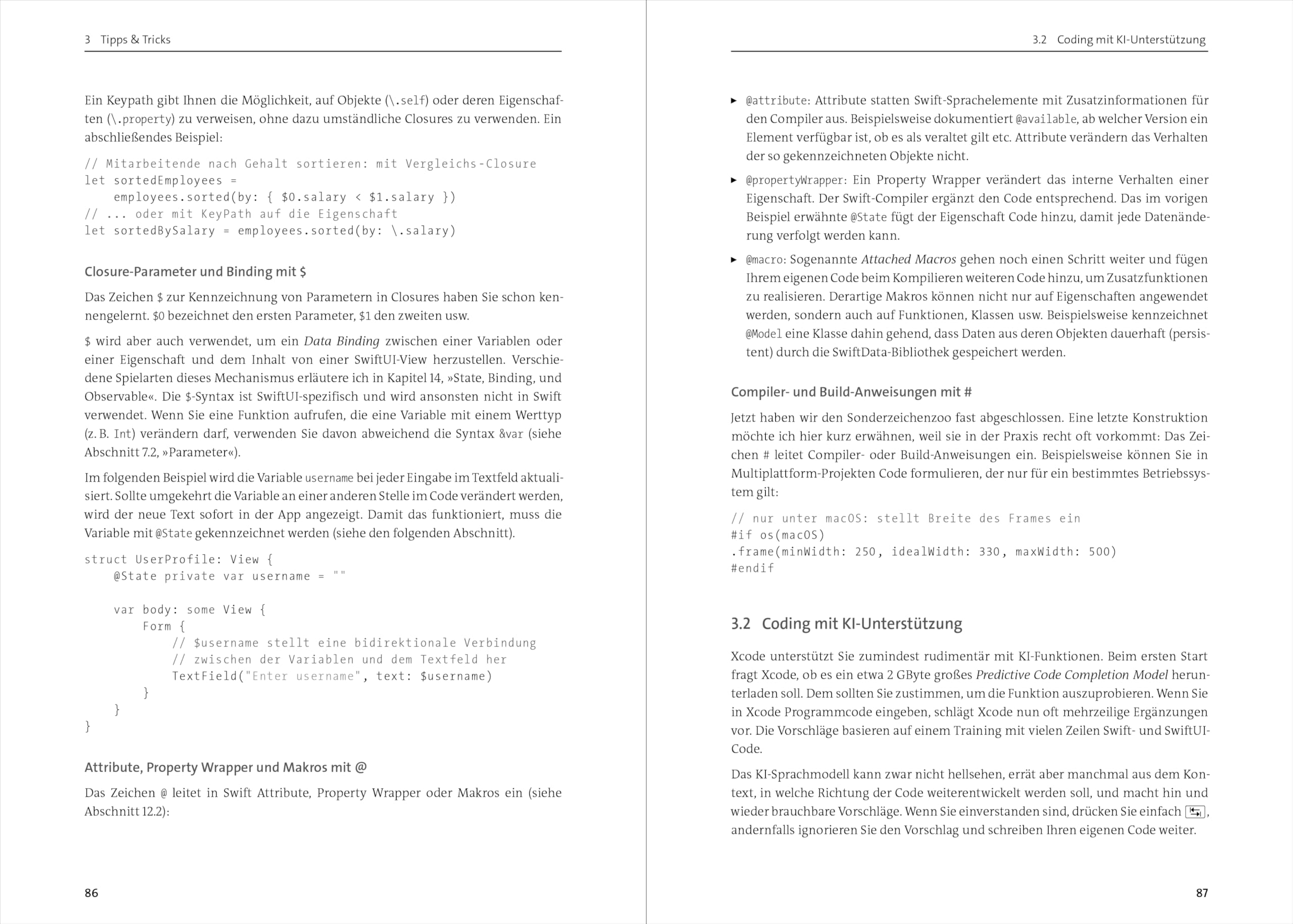 Swift: Das umfassende Handbuch. Apps entwickeln mit SwiftUI für iOS und macOS